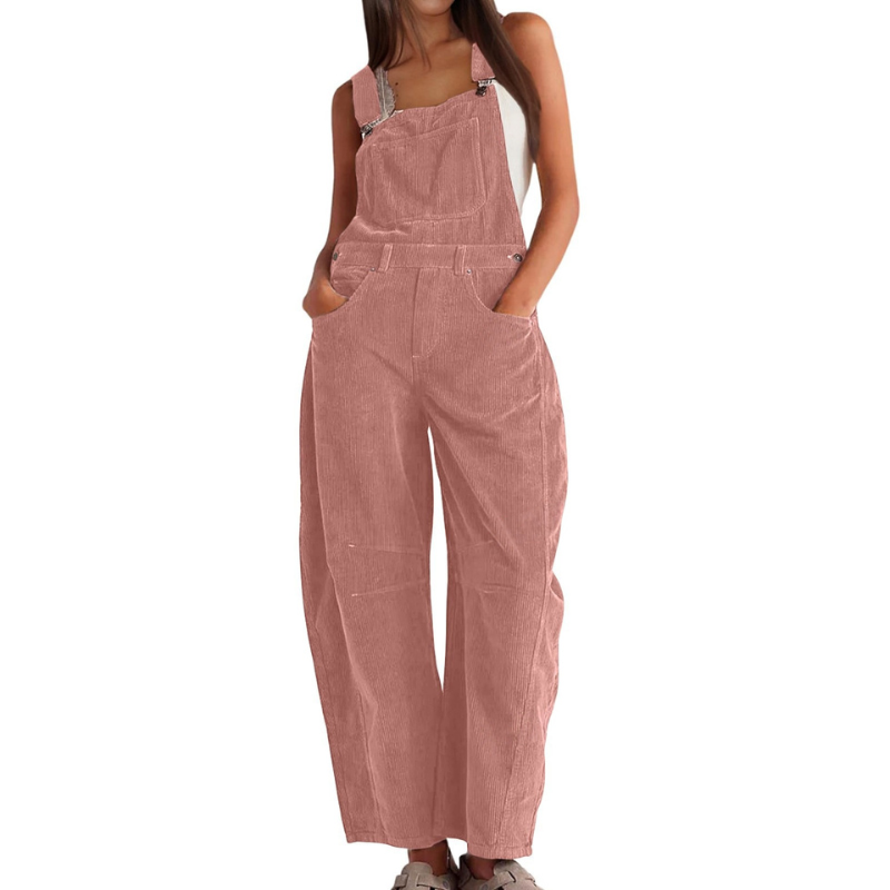 ETHEL™ – Combinaison Salopette Large Barrel Stylée
