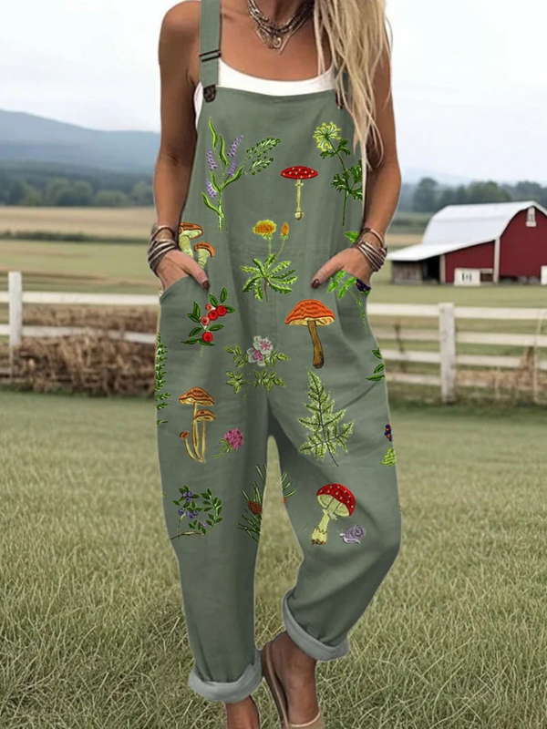 Combinaison Broderie Inspirée de la Nature