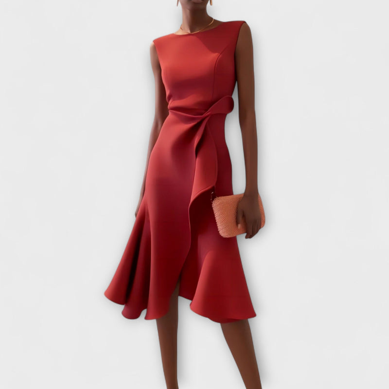Darlene | Robe Midi Sophistiquée