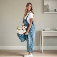 CARMELITA™ – Combinaison ajustable à délavé vintage