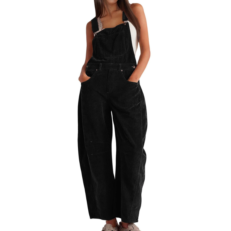 ETHEL™ – Combinaison Salopette Large Barrel Stylée