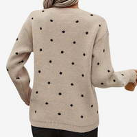 Aveline™ Elegant Polka Dot Sweater