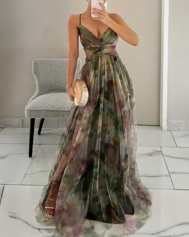 Giselle – Robe Maxi Florale Enchanteresse