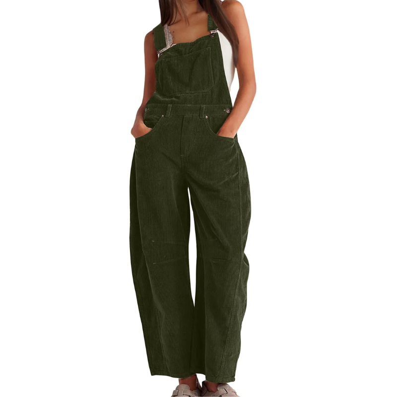ETHEL™ – Combinaison Salopette Large Barrel Stylée