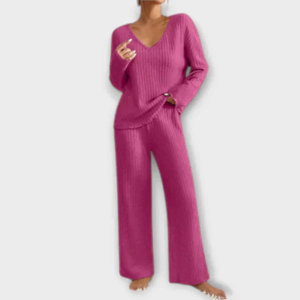 Ensemble Loungewear Côtelé
