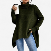 Frédérique™ – Pull Doux à Col Roulé