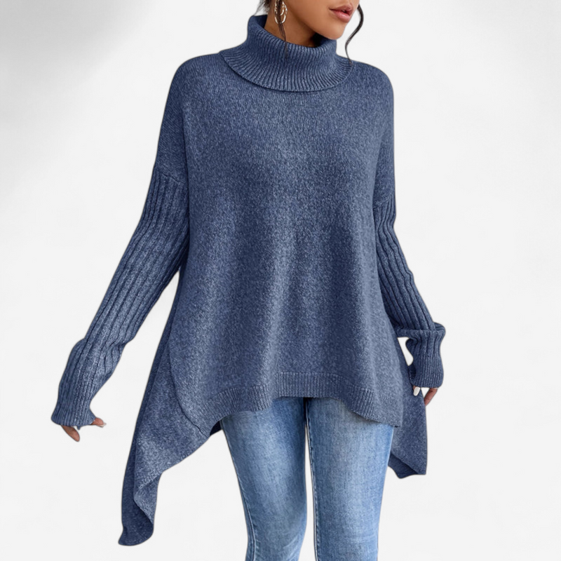 Frédérique™ – Pull Doux à Col Roulé
