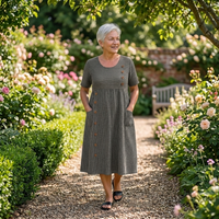 Brienne | Robe Midi Rayée