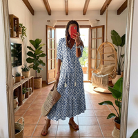 Luna | Robe Boho Sans Effort au Tombé Flatteur