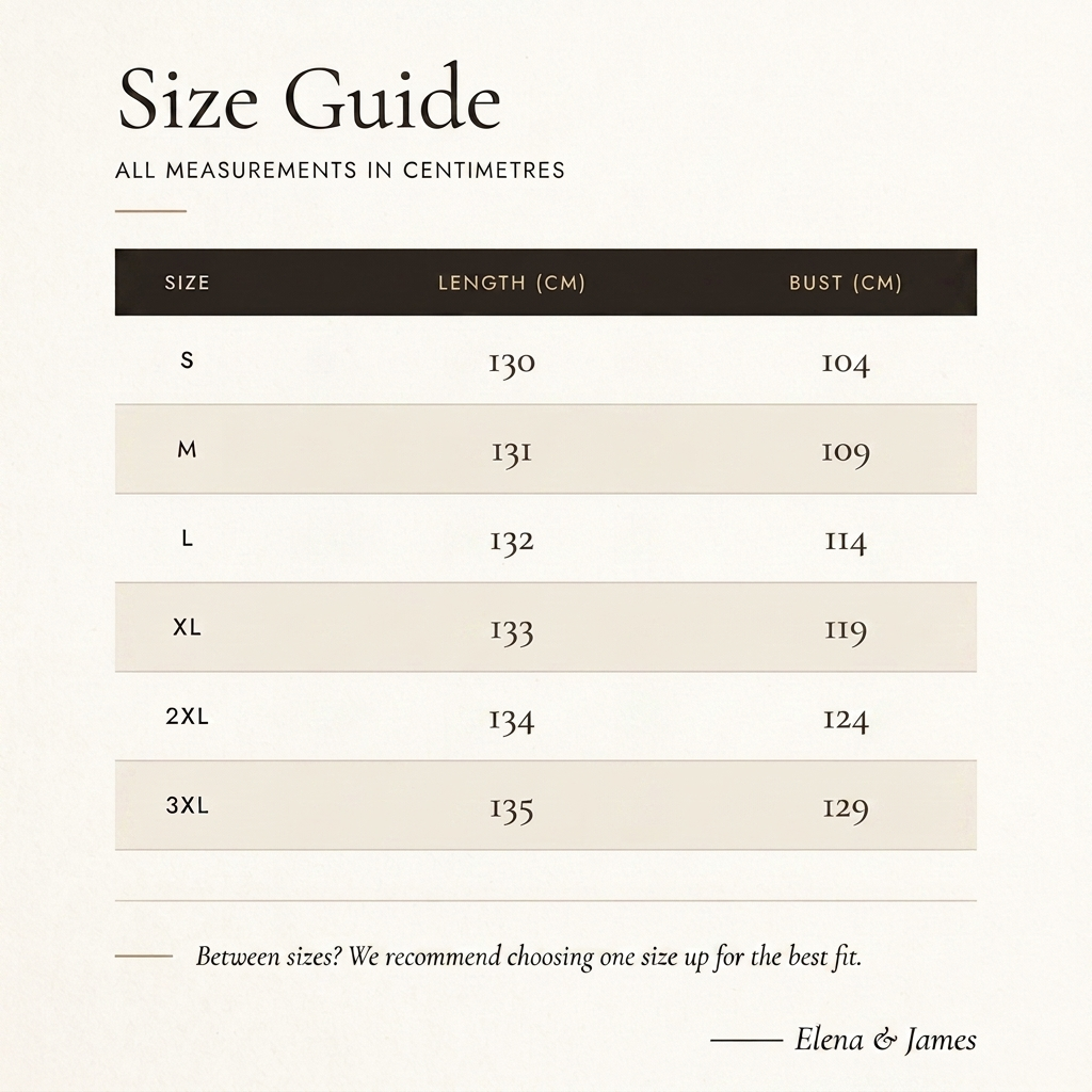 Guide des tailles