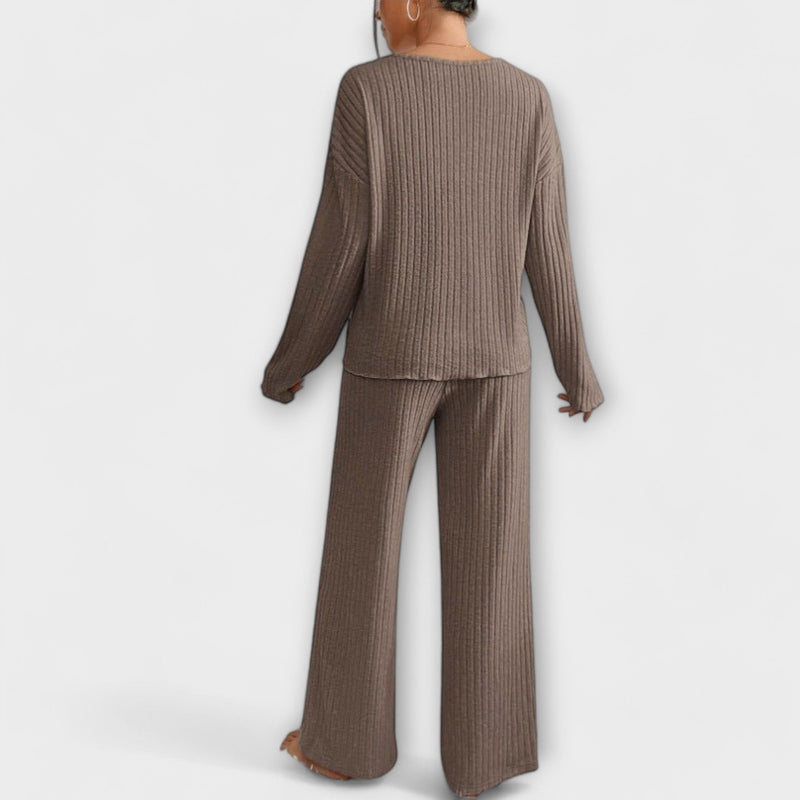 Ensemble Loungewear Côtelé